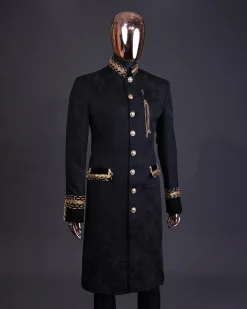 The “Prince of Persia” black ceremonial trench suit