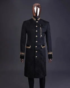 The “Prince of Persia” black ceremonial trench suit