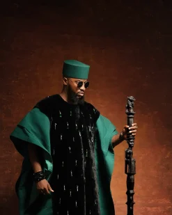 The “Regalia”Agbada.