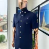 The reloaded midnight blue vintage “Havana” French safari suit
