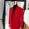 The Reloaded “Sinclair” red monochrome double-breasted suit