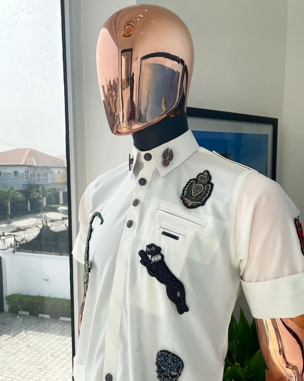 The reloaded vintage ivory “Havana” French safari shirt