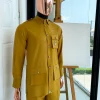 The reloaded vintage mustard yellow “Havana” French safari shirt