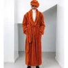The Rust brown Overall Fur-Coat.
