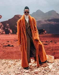 The Rust Brown Overall Fur-Coat.