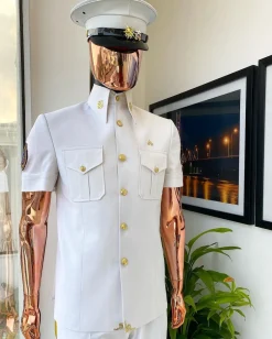 The Snow White “Pearl Harbor” Vintage “Havana” French Safari Suit