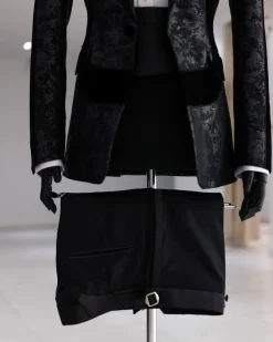 The Wrap On Black Suit