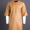 Tortilla brown 3/4 sleeve kaftan.